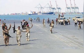 اخبار اليمن – عاجل الوية العمالقة وحراس الجمهورية يدخلون ميناء الحديدة – فيديو